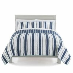 The Big One® Reversible Stripes + Plaids Quilt Set With Shams Gray Max Stripe -The Big One shop unnamed file 102