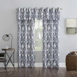 The Big One® 2-pack Illona Ikat Ogee Grommet Decorative Window Curtain Set -The Big One shop unnamed file 1052