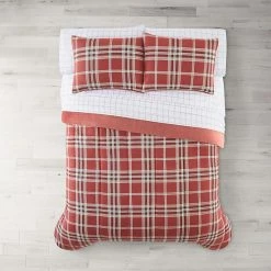 The Big One® Braxton Plaid Plush Reversible Comforter Set With Sheets -The Big One shop unnamed file 1139