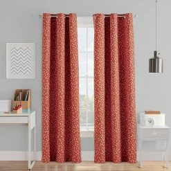 The Big One Kids™ Dot Blackout 2-pack Window Curtain Set Red