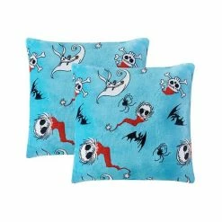 The Big One® Printed Plush 2-pack Throw Pillow Set Tan