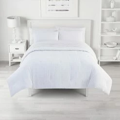 The Big One® Seersucker Plaid Reversible Comforter Set With Sheets Whisper White -The Big One shop unnamed file 1310