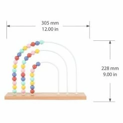 The Big One Kids™ Multicolor Rainbow Abacus Table Decor -The Big One shop unnamed file 1354