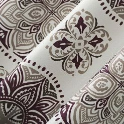 The Big One® Kentifield Medallion Print Room Darkening 2-pack Window Curtain Set Ecru -The Big One shop unnamed file 1394