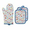 The Big One® 3-pc. Floral Oven Mitt & Pot Holder Set