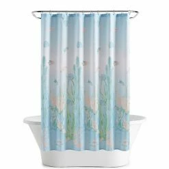 The Big One® Amelia Fish Print 13-Piece Fabric Shower Curtain And Hooks Set