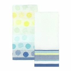 The Big One® Sidney Rainbow Dot 2-Pack Hand Towel Set