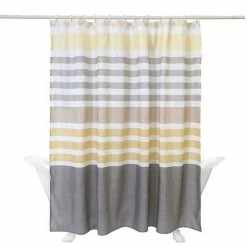 The Big One® Dahlia Stripe Printed Shower Curtain