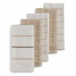 The Big One® Yarn-Dyed Kitchen Towel 5-pk. Burgundy -The Big One shop unnamed file 169