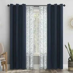 The Big One® Geva Set Of 4 Window Curtain Panels