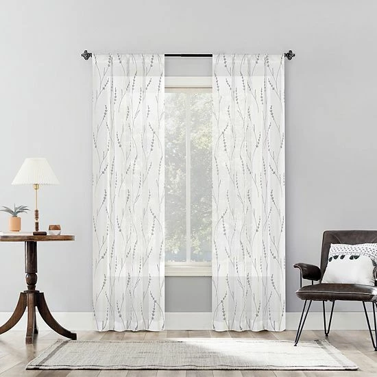 The Big One® Calia 4-Piece Window Curtain Set Tan Taupe 2 The Big One® Calia 4-Piece Window Curtain Set Tan Taupe - Image 2