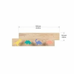 The Big One Bright Dino 4-Hook Wall Decor -The Big One shop unnamed file 1737