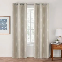 The Big One® Malta Jacquard 100% Blackout 2-pack Window Curtain Linen Malta -The Big One shop unnamed file 1753