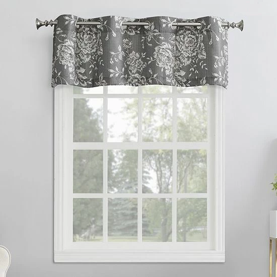 The Big One® Dabney Floral Grommet Valance 1 The Big One® Dabney Floral Grommet Valance