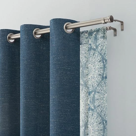 The Big One® Blackout Daxton With Gemology Sheer 4-pack Of Window Curtain Panels 2 The Big One® Blackout Daxton With Gemology Sheer 4-pack Of Window Curtain Panels - Image 2