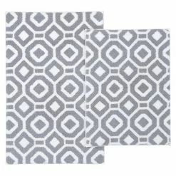 The Big One® 2-pack Printed Or Solid Bath Rug White -The Big One shop unnamed file 178