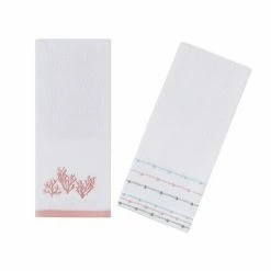 The Big One® Amelia 2-Pack Coral Hand Towel Set