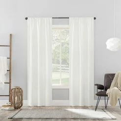 The Big One® Eve Set Of 4 Window Curtain Panels White Blue -The Big One shop unnamed file 1831