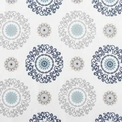 The Big One® Eve Set Of 4 Window Curtain Panels White Blue -The Big One shop unnamed file 1832