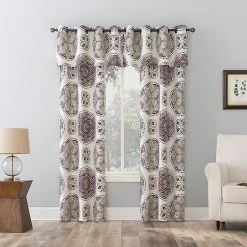 The Big One® Kentifield Medallion Print Room Darkening Valance Burgundy -The Big One shop unnamed file 1850