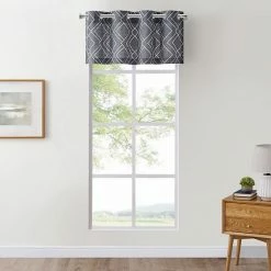 The Big One® Drew Geo Window Valance Indigo -The Big One shop unnamed file 1868