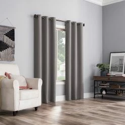 The Big One® 2-pack Kentfield Woven Texture Solid Room Darkening Window Curtain Set Black 21 The Big One® 2-pack Kentfield Woven Texture Solid Room Darkening Window Curtain Set Black -The Big One shop unnamed file 231