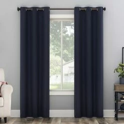 The Big One® 2-pack Kentfield Woven Texture Solid Room Darkening Window Curtain Set Black 23 The Big One® 2-pack Kentfield Woven Texture Solid Room Darkening Window Curtain Set Black -The Big One shop unnamed file 233