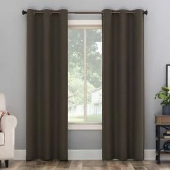 The Big One® 2-pack Kentfield Woven Texture Solid Room Darkening Window Curtain Set Black 25 The Big One® 2-pack Kentfield Woven Texture Solid Room Darkening Window Curtain Set Black -The Big One shop unnamed file 235