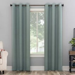 The Big One® 2-pack Kentfield Woven Texture Solid Room Darkening Window Curtain Set Black 26 The Big One® 2-pack Kentfield Woven Texture Solid Room Darkening Window Curtain Set Black -The Big One shop unnamed file 236