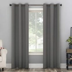 The Big One® 2-pack Kentfield Woven Texture Solid Room Darkening Window Curtain Set Black 31 The Big One® 2-pack Kentfield Woven Texture Solid Room Darkening Window Curtain Set Black -The Big One shop unnamed file 241