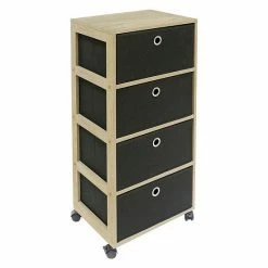 The Big One® 4 Drawer Storage Tower Black Wood 8 The Big One® 4 Drawer Storage Tower Black Wood -The Big One shop unnamed file 262