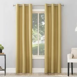 The Big One® 2-pack Raiden Solid Grommet Decorative Window Curtain Set Silver -The Big One shop unnamed file 275