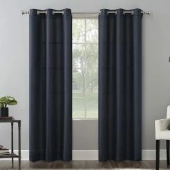 The Big One® 2-pack Raiden Solid Grommet Decorative Window Curtain Set Silver -The Big One shop unnamed file 279
