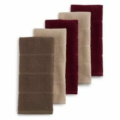 The Big One® Multi-Color Solid Kitchen Towel 5-pk. Warm