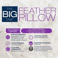 The Big One® Feather Pillow -The Big One shop unnamed file 297