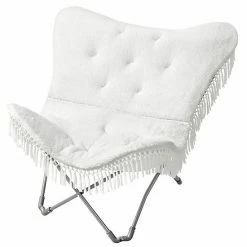 The Big One® Sherpa Butterfly Chair Pink Sherpa -The Big One shop unnamed file 325