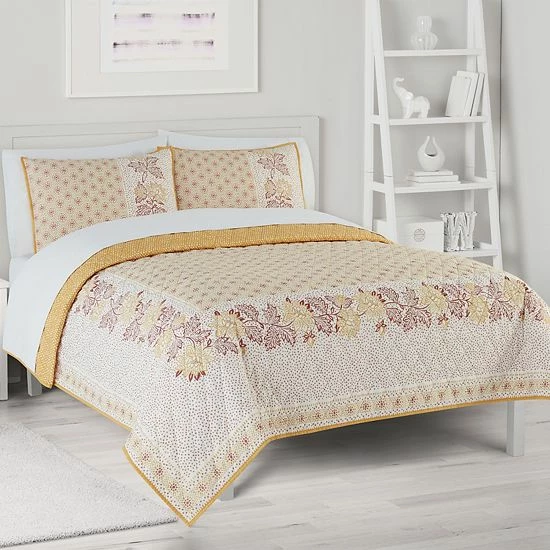 The Big One® Reversible Floral Quilt Set With Shams Brynn 1 The Big One® Reversible Floral Quilt Set With Shams Brynn