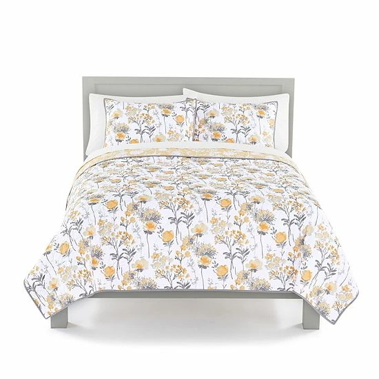 The Big One® Reversible Floral Quilt Set With Shams Brynn 6 The Big One® Reversible Floral Quilt Set With Shams Brynn - Image 6
