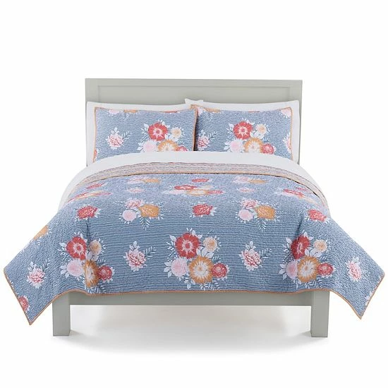 The Big One® Reversible Floral Quilt Set With Shams Brynn 8 The Big One® Reversible Floral Quilt Set With Shams Brynn - Image 8