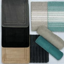 The Big One® Ombre Noodle Memory Foam Bath Rug Tan -The Big One shop unnamed file 394