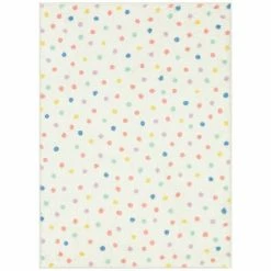 The Big One Kids™ Shag Dot Washable Throw And Area Rug Cream -The Big One shop unnamed file 418
