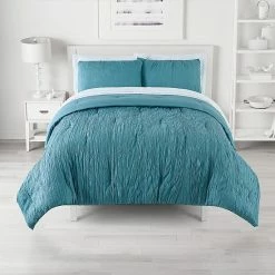 The Big One® Crinkle Comforter Set With Sheets Soft Black -The Big One shop unnamed file 44