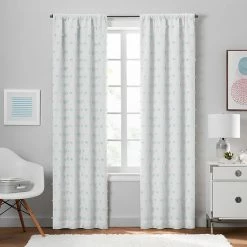 The Big One Kids™ 2-pack Tufted Dot Blackout Window Curtains Blue -The Big One shop unnamed file 449