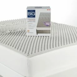 The Big One® Graphite & Copper Memory Foam Mattress Topper