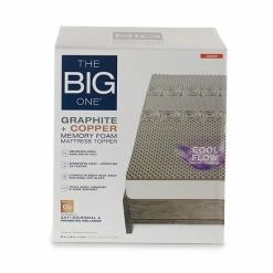 The Big One® Graphite & Copper Memory Foam Mattress Topper -The Big One shop unnamed file 49