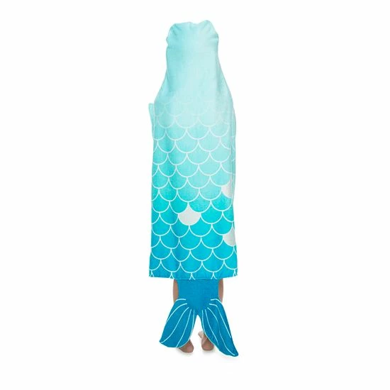 The Big One® Mermaid Hooded Bath Wrap 2 The Big One® Mermaid Hooded Bath Wrap - Image 2