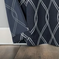 The Big One® 2-pack Kentfield Embroidery Room Darkening Window Curtain Set Navy -The Big One shop unnamed file 582