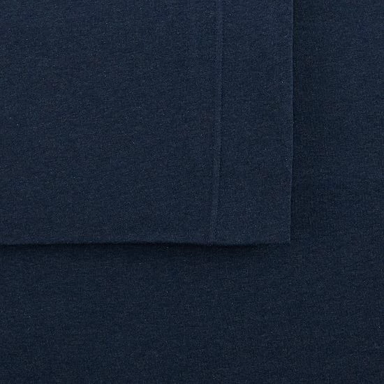 The Big One® Jersey Sheet Set Or Pillowcases Navy Gray Stripe 3 The Big One® Jersey Sheet Set Or Pillowcases Navy Gray Stripe - Image 3