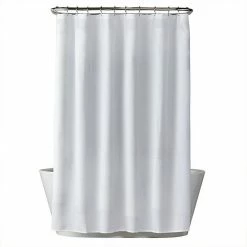 The Big One® Solid Woven Shower Curtain White -The Big One shop unnamed file 654