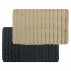 The Big One® Faux Fur Memory Foam Bath Rug Linen -The Big One shop unnamed file 673